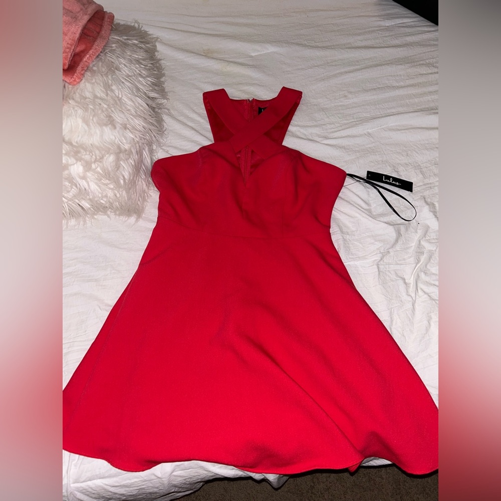 NWT Lulu’s Mini Dress Red